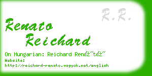 renato reichard business card